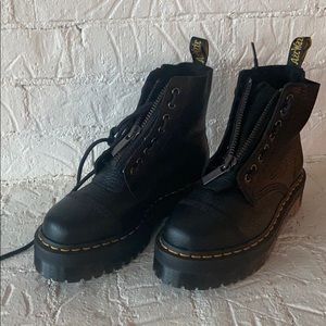 Dr. Martens Black Combat Boots